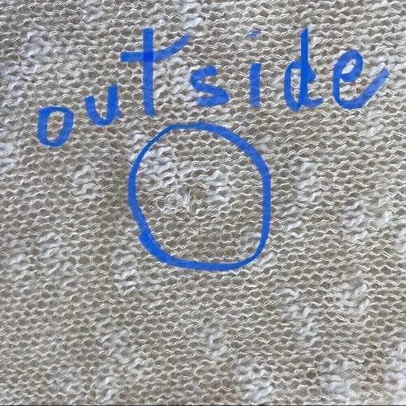 Cynthia Rowley open cardigan in a linen & cotton blend - Picture 9 of 9